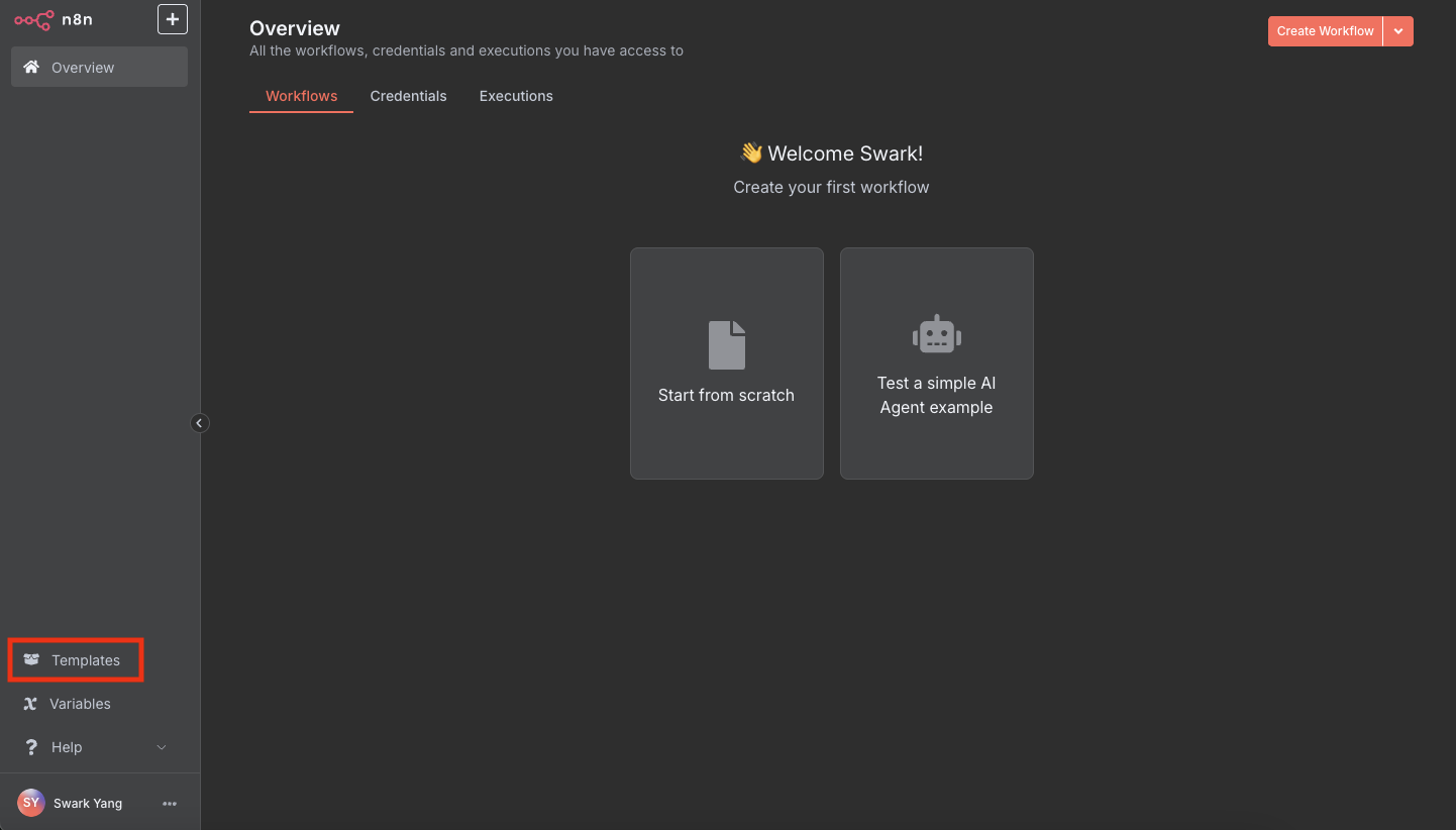n8n homepage